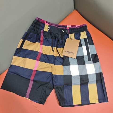 Мужские шорты BURBERRY копия 1:1 черные