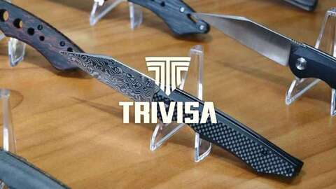 TRIVISA складной карманный EDC нож для мужчины 3,5 "BOHLER K110 Blade & G10 HandleFlipper с клипом на открытом воздухе Кемпинг выживание