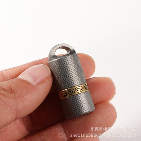 Fegve TiTanium сплав меди мини зажигалка