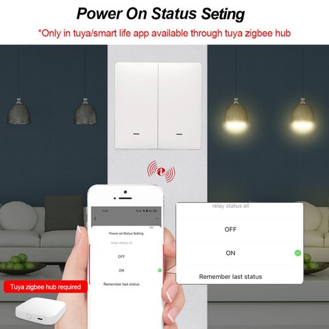 Переключатель Lonsonho Zigbee 220V