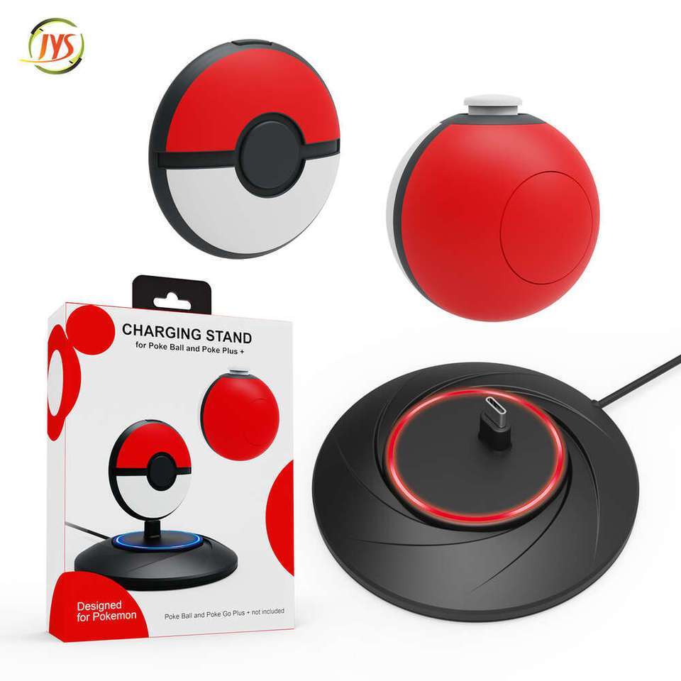 Pokémon GO Plus + Мяч Эльфа / Switch Зарядная Стойка JYS - NS160