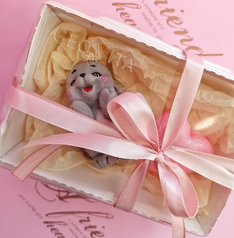 мыло Зайка/ мыло ручной работы, день подарков, набор уход для рук, сувенир что подарить девочке, дари прикольные подарки милый