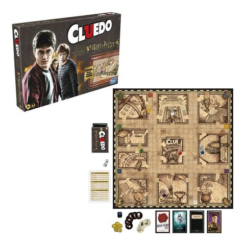 Игра настольная Hasbro Клуэдо (Cluedo) на польском языке - Детективная Игра, на 3-5 человек, коллекция Гарри Поттер
