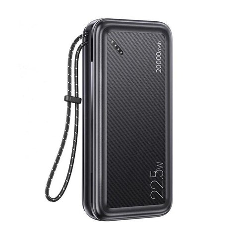 Внешний аккумулятор Повербанк USAMS 20000 mAh USAMS US-CD168 PB60 (2USB/QC/PD/22.5W) Черный