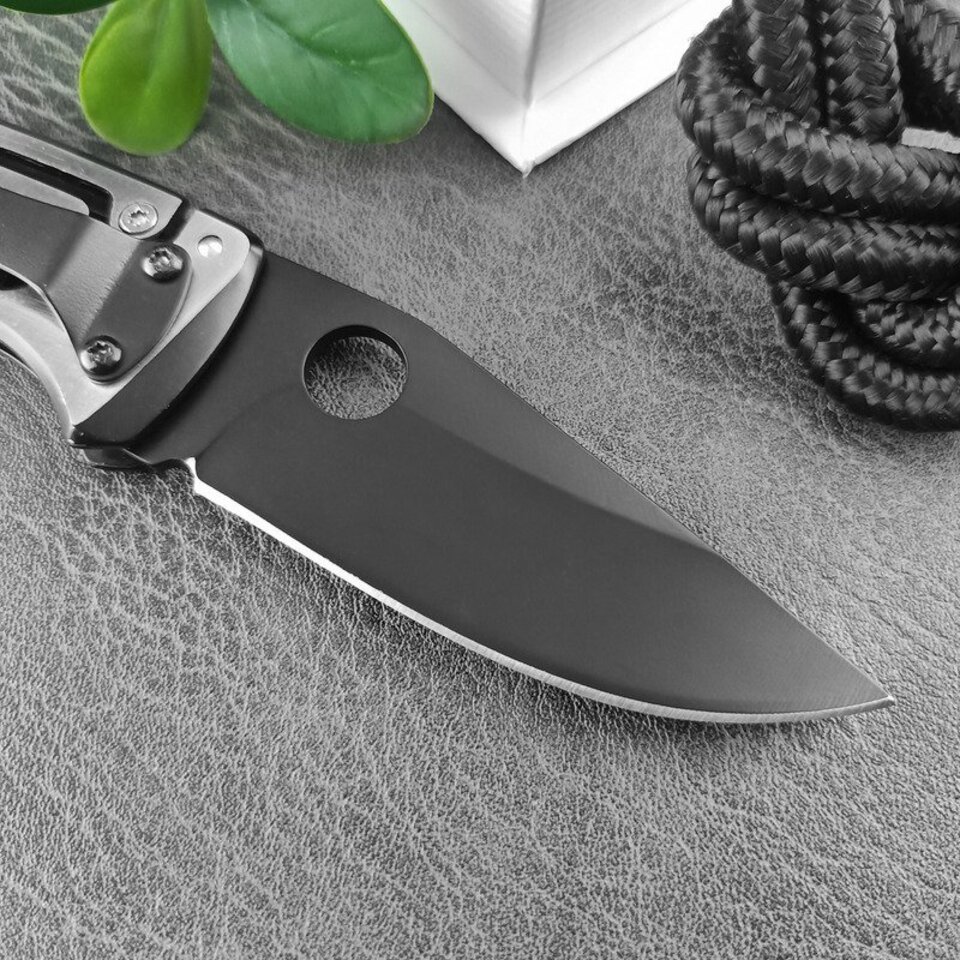 Высококачественный складной карманный нож Spyderco DA71 с лезвием 7cr17mov и ручкой из