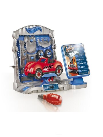 Игровой набор - Автомастерская Hot Wheels, машинка-конструктор