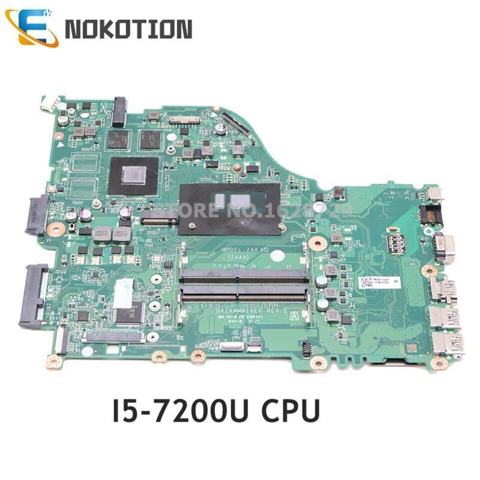Carte Mère Acer E5-575 E5-575G F5-573 F5-573G - I3 940MX 4Go DDR4 - Occasion