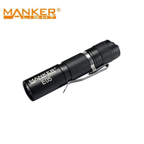 Manker E05 карманный ультра-яркий фонарик 400 люмен AA 14500 EDC с NM1 LED и двусторонним зажимом