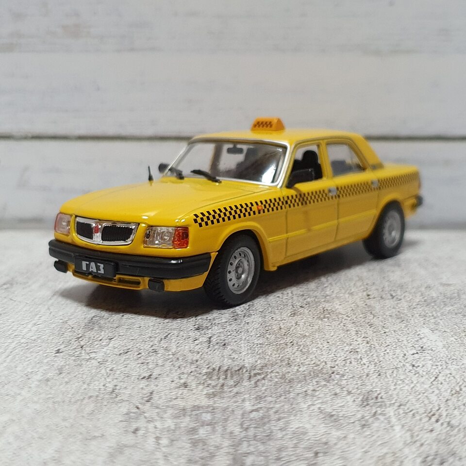 Коллекционная модель ГАЗ 3110 «Волга» такси 1:43 Deagostini