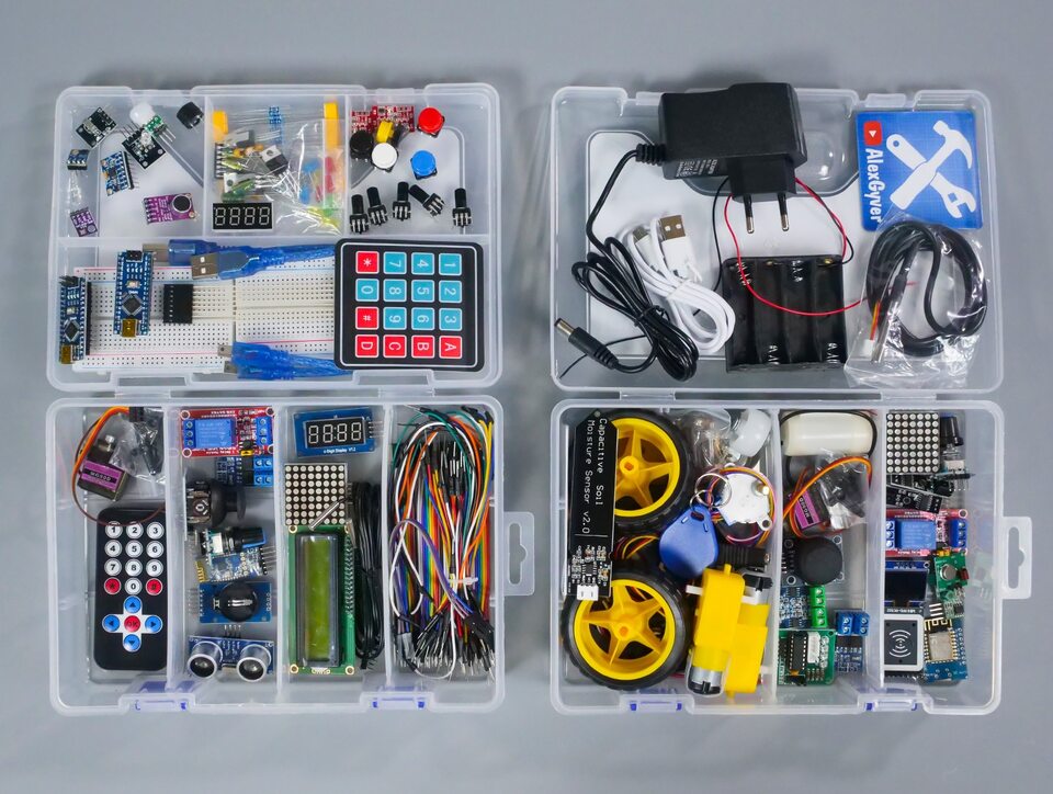 Gyverkit PRO Обучающий Набор Arduino Giant4 от AlexGyver в удобной ...
