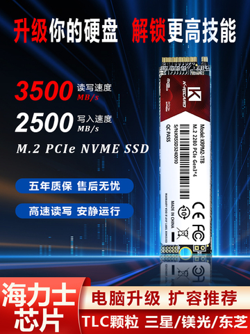 SSD-накопитель M2 512 ГБ Для Ноутбука 256 Памяти Компьютера Частицы Хранения Янцзы PCIe 3 НастольНый NVMe