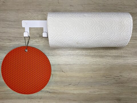 Держатель бумажных полотенец, салфеток.Для кухни или ванны с крючками