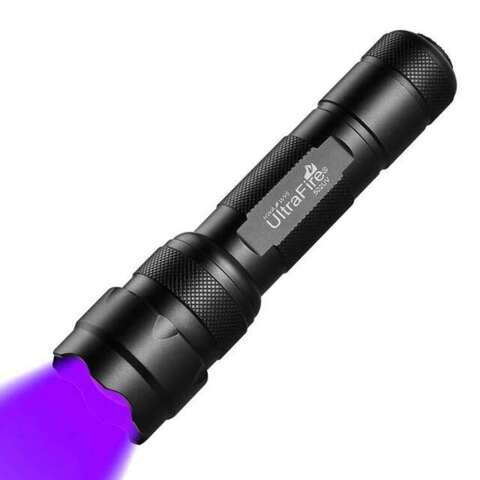UltraFire 502UV ультрафиолетовый фонарик