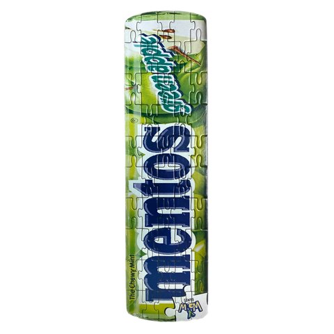 Пазл Mentos 7x25см. - 50 элементов, тип Green Apple, цвет: зеленый.