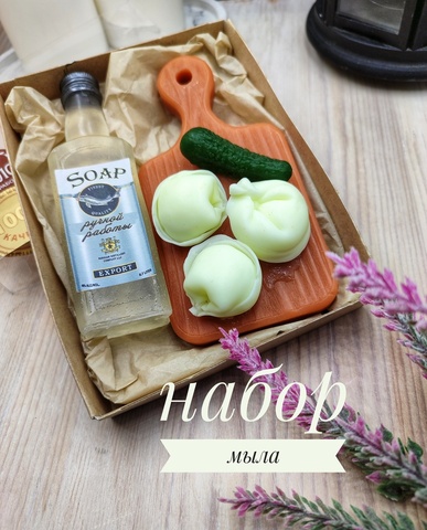 Мыло "Пельмени", набор 2 шт.
