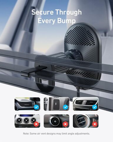 Anker MagSafe Беспроводное Автомобильное Зарядное Устройство MagGo Быстрое 15 Вт 360