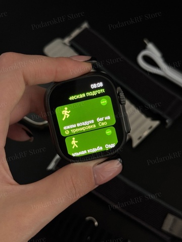 Смарт часы Ultra 3 / 10 версия / экран AMOLED / копия apple watch / Смарт часы женские, мужские