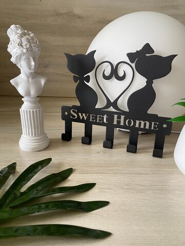 Настенная металлическая ключница, вешалка для кухни, ванны, держатель