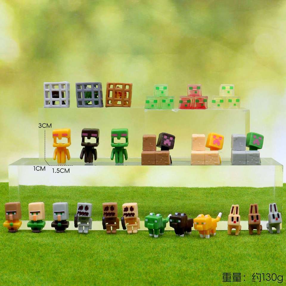 Minecraft Series 24 Cross-Border Game Peripheral Mini Figures Toys ...