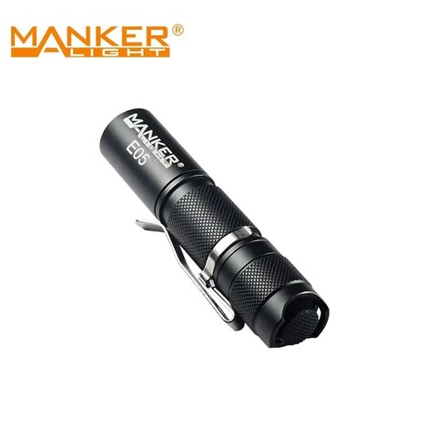 Manker E05 карманный ультра-яркий фонарик 400 люмен AA 14500 EDC с NM1 LED и двусторонним зажимом