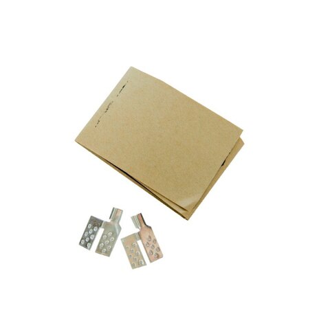 Соединительный комплект для Инфракрасного плёночного тёплого пола, 2 медных луженых зажима и изоляция для одной полосы плёнки.