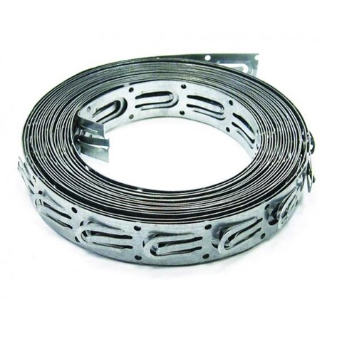 Монтажная лента перфорированная для кабельного теплого пола, для фиксации греющего кабеля основание бетонных поверхностей