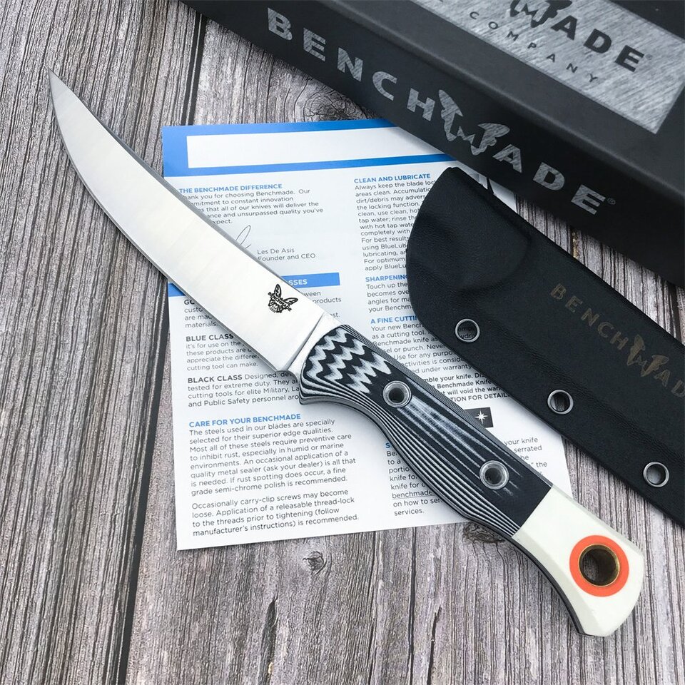 Походный нож Benchmade 15500 Hunt Meatcrafter с фиксированным лезвием ...