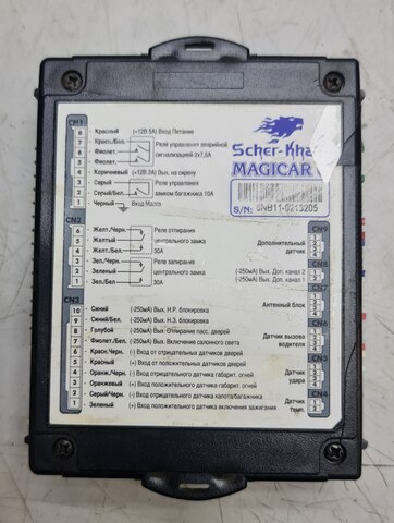 Блок управления SCHER-KHAN MAGICAR 6 оригинал б/у