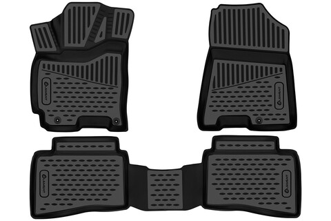 Коврики 3D в салон для HYUNDAI Venue 2020-, USA, 3 шт. (полиуретан)