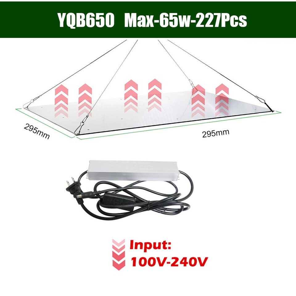 Samsung LM282B Full Spectrum Quantum LED Grow Light Phytolamp Growth ...