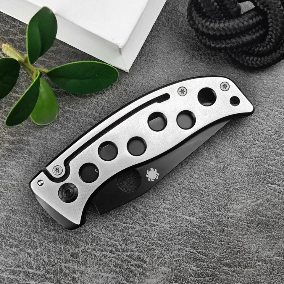 Высококачественный складной карманный нож Spyderco DA71 с лезвием 7cr17mov и ручкой из