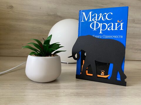 Подставка для книг металлическая, для стола или полки .Книгодержатель