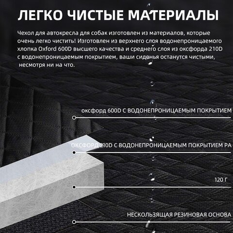 Чехол на автомобильное сиденье для собак,маленькая большая переноска для собак,водостойкий чехол для перевозки домашних животных