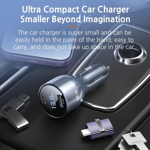 Автомобильное Зарядное Устройство Toocki PD 118 Вт USB C QC 40 PD3.0 Type Быстрая Зарядка Телефона Для IPhone 13 12 11 Xiaomi
