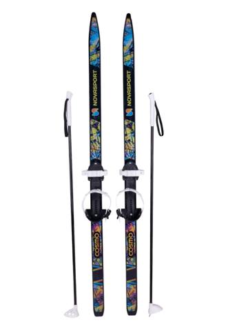 Лыжный комплект подростковый NovaSport Cosmo с универсальным креплением (6) (140/105)