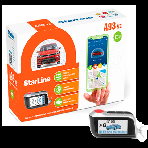 Cигнализация на авто StarLine A93 Eco автосигнализация с автозапуском автомобиля старлайн авто сигнализация старт зажигания