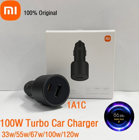 Xiaomi 13 Ultra 12 Pro 120 Вт ОригинальнОе Автомобильное Зарядное Устройство 100 67 33 Быстрое Pd