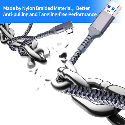 Кабель USB A к Type C 5M для Quest2 Oculus Quest 2 Link VR очки виртуальной реальности гарнитура игровой шлем аксессуары для игр Oculis