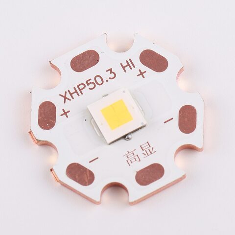 Фонарик XHP50.3 HI Convoy медный MCPCB 18W 1600 люмен