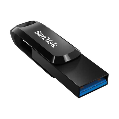 Флеш накопитель SanDisk Ultra Dual Drive Go, SDDDC3-064G-G46, 64 Гб, USB 3.1 - USB Type-C, черный
