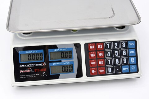 Весы электронные настольные торговые Усадьба ВТЭ-40УГ