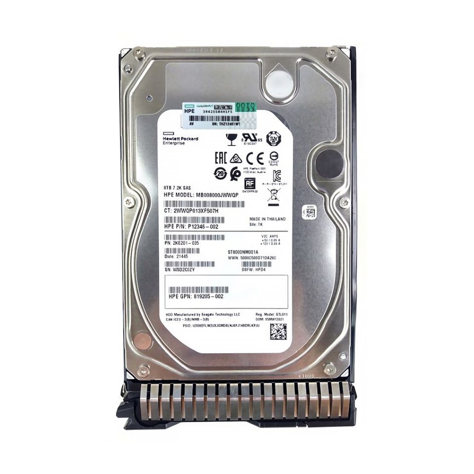 Жесткий диск HP MB008000JWWQP 2KE201-035 P12346-002 819205-002 8Tb