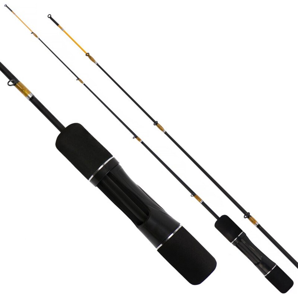 Удочка зимняя Frabil углепластик не разборная Удилище для рыбалки в отвес Легкая