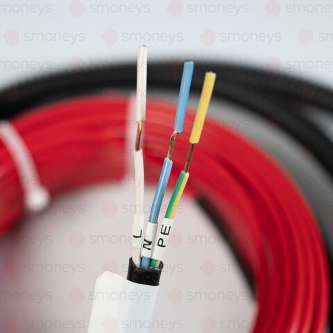 Нагревательный кабель Warmcoin universal ЭКО 15Вт/м с ТЕРМОСТАТОМ