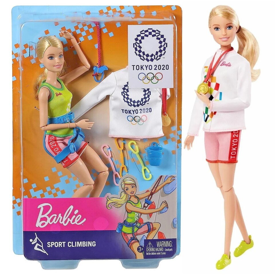 Кукла Барби Barbie Олимпийская спортсменка Альпинистка AliExpress