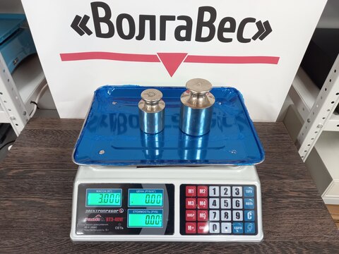 Весы электронные настольные торговые Усадьба ВТЭ-40УГ