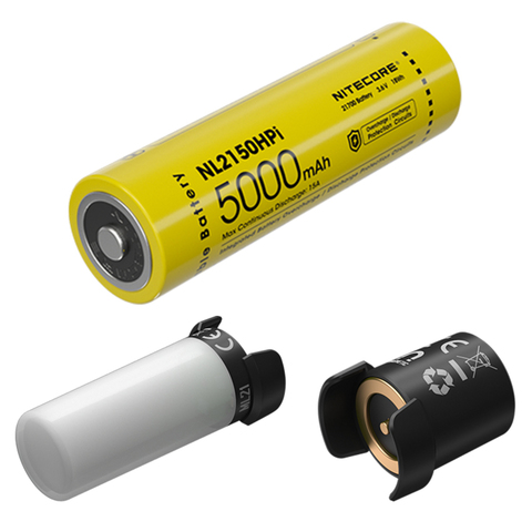 NITECORE MPB21 21700 портативный фонарь с аккумулятором 5000mAh