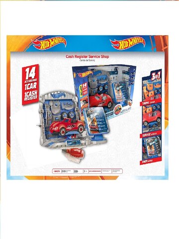 Игровой набор - Автомастерская Hot Wheels, машинка-конструктор