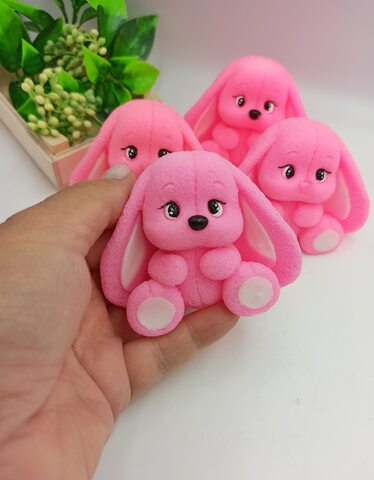 новогодний подарок Мыло ручной работы фигурка зайчика, ароматное украшение для ванной, подарок на новый год 2023