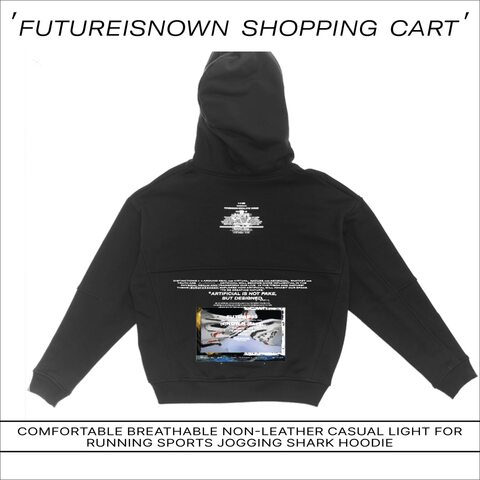 Flyweather спортивная толстовка с капюшоном с акулой